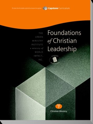 cover image of Foundations of Christian Leadership, Student Workbook